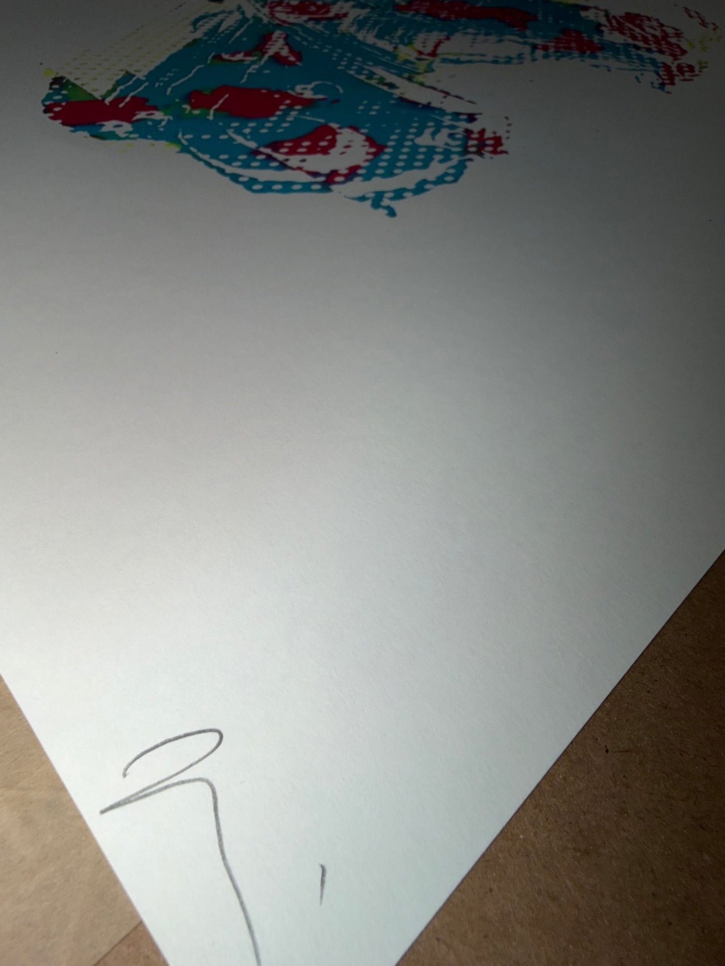 "Beyond the Sea" GL1TCH Azure Bloom Serigraph