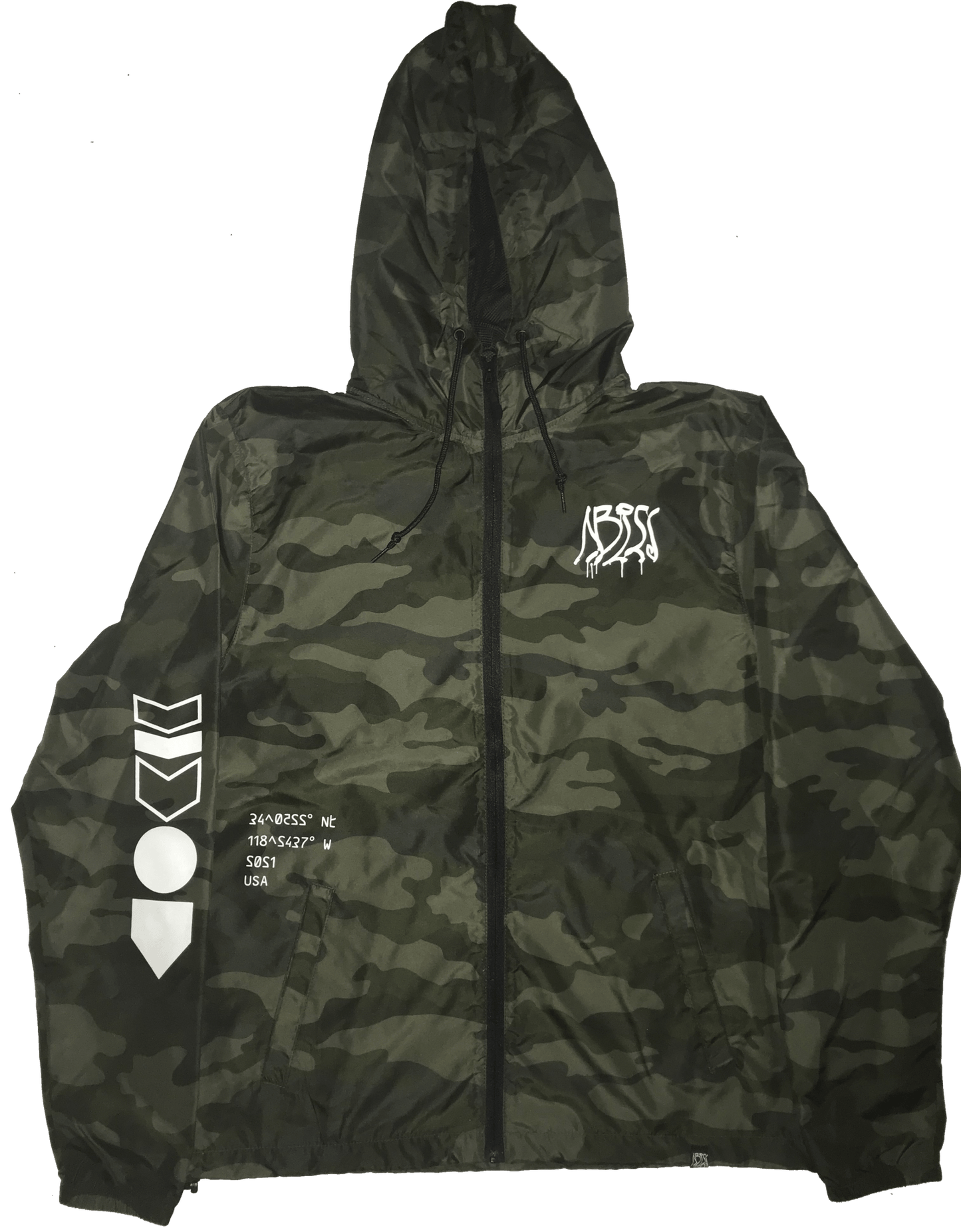 "Beyond the Sea" GL1TCH Camo Windbreaker