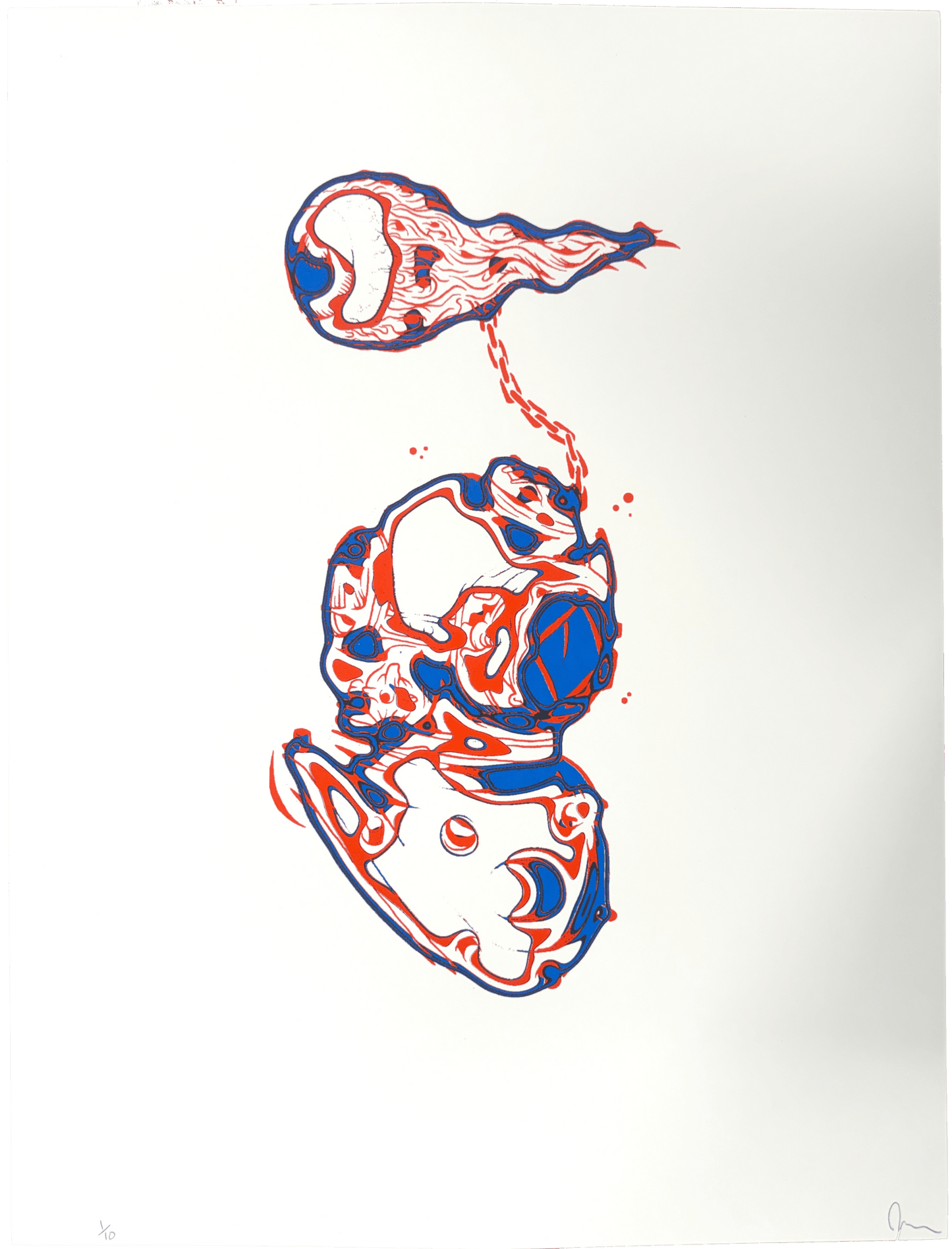 "Beyond the Sea" Rocket Pop Serigraph