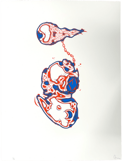 "Beyond the Sea" Rocket Pop Serigraph